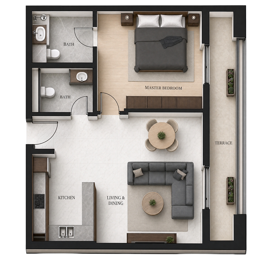 Apartment floor plan