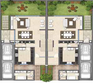 Villa floor plan